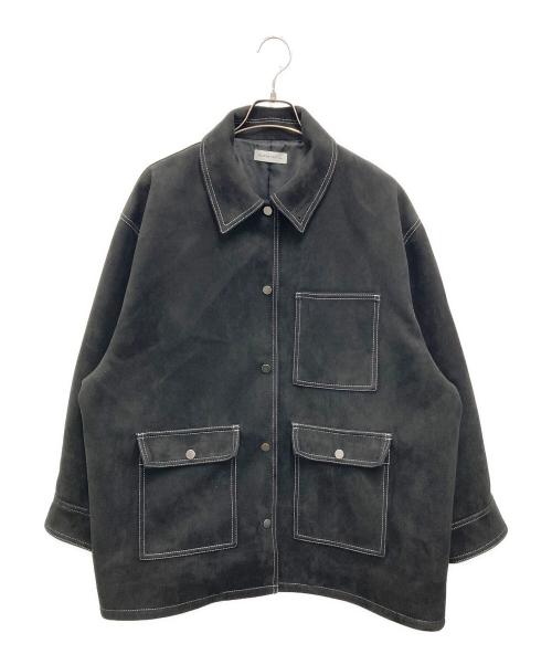 MAISON SPECIAL（メゾンスペシャル）MAISON SPECIAL (メゾンスペシャル) ヴィーガンスウェードブルゾン ブラック サイズ:FREEの古着・服飾アイテム