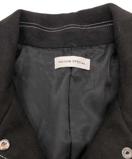 MAISON SPECIAL（メゾンスペシャル）MAISON SPECIAL (メゾンスペシャル) ヴィーガンスウェードブルゾン ブラック サイズ:FREEの古着・服飾アイテム