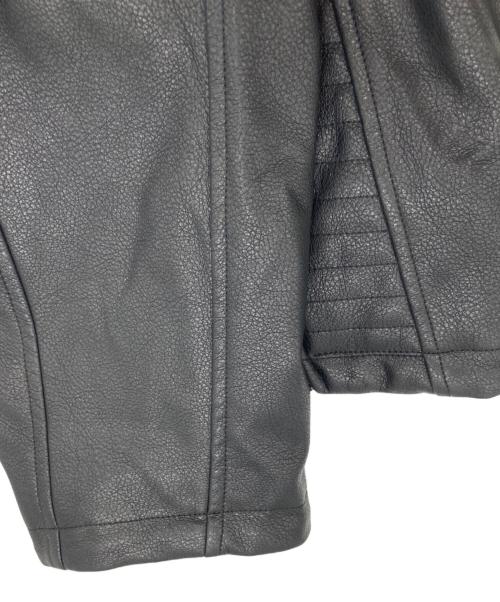 PRANK PROJECT（プランクプロジェクト）PRANK PROJECT (プランクプロジェクト) モーターサイクルフェイクレザージャケット ブラック サイズ:FREEの古着・服飾アイテム