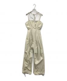 STUDIOUS（ステュディオス）の古着「Parachute Jumpsuit(パラシュート ジャンプスーツ)」｜ベージュ