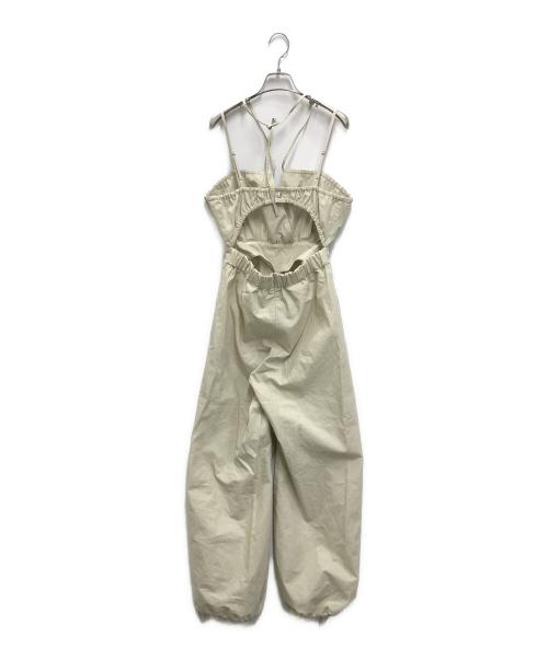 STUDIOUS（ステュディオス）STUDIOUS (ステュディオス) Parachute Jumpsuit(パラシュート ジャンプスーツ) ベージュ サイズ:FREEの古着・服飾アイテム