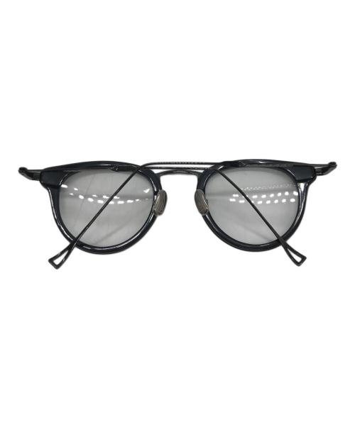 ISSEY MIYAKE（イッセイミヤケ）ISSEY MIYAKE (イッセイミヤケ) 金子眼鏡 (カネコガンキョウ) BONE SERIES(ボーン シリーズ) VIII ブラック サイズ:46□24-145の古着・服飾アイテム