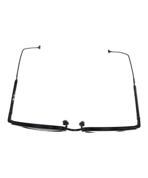 ISSEY MIYAKE（イッセイミヤケ）ISSEY MIYAKE (イッセイミヤケ) 金子眼鏡 (カネコガンキョウ) BONE SERIES(ボーン シリーズ) VIII ブラック サイズ:46□24-145の古着・服飾アイテム