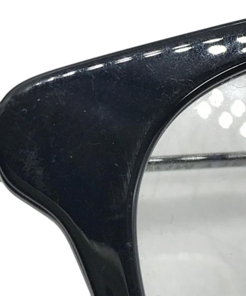 ISSEY MIYAKE（イッセイミヤケ）ISSEY MIYAKE (イッセイミヤケ) 金子眼鏡 (カネコガンキョウ) BONE SERIES(ボーン シリーズ) VIII ブラック サイズ:46□24-145の古着・服飾アイテム