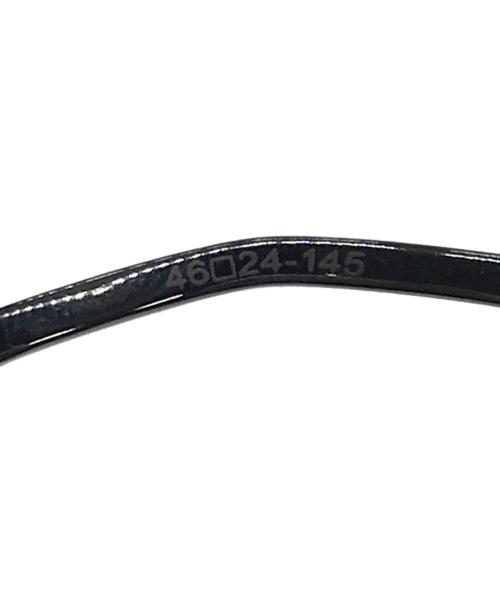 ISSEY MIYAKE（イッセイミヤケ）ISSEY MIYAKE (イッセイミヤケ) 金子眼鏡 (カネコガンキョウ) BONE SERIES(ボーン シリーズ) VIII ブラック サイズ:46□24-145の古着・服飾アイテム