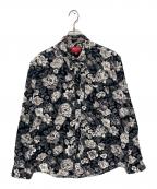 SUPREMEシュプリーム）の古着「Digi Floral Corduroy Shirt」｜ホワイト×ブラック