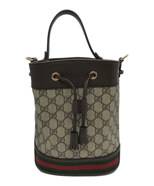 GUCCI（グッチ）GUCCI (グッチ) オフィディア スモール バケットバッグ ベージュの古着・服飾アイテム