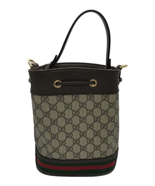 GUCCI（グッチ）GUCCI (グッチ) オフィディア スモール バケットバッグ ベージュの古着・服飾アイテム