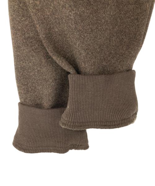 nano・universe（ナノ・ユニバース）nano・universe (ナノ・ユニバース) 合繊 メルトン ボンバー ジャケット ブラウン サイズ:L 未使用品の古着・服飾アイテム