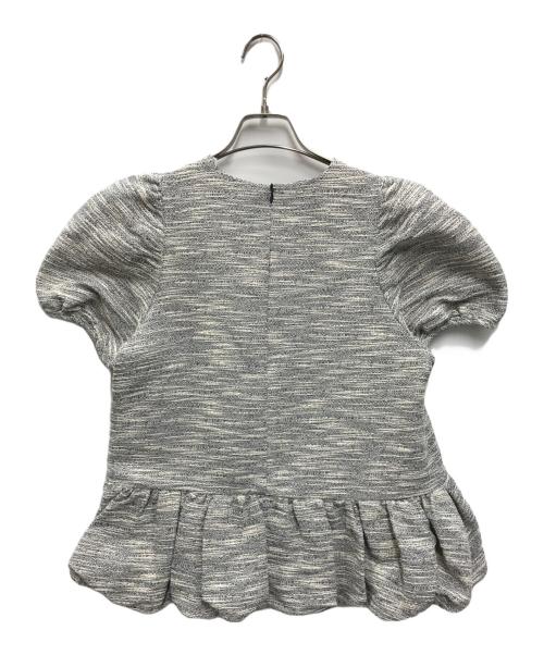 OHGA（オオガ）OHGA (オオガ) LADYブラウス ホワイト×ネイビー サイズ:FREE 未使用品の古着・服飾アイテム