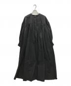 MORSEモールス）の古着「コットンロングワンピース」｜ブラック