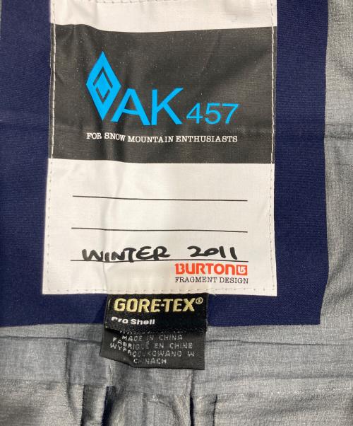 BURTON AK457（バートン エーケー）BURTON AK457 (バートン エーケー) スノーボードウェア(パンツ) ネイビー サイズ:Sの古着・服飾アイテム
