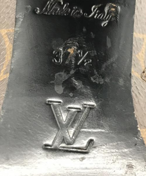 LOUIS VUITTON（ルイ ヴィトン）LOUIS VUITTON (ルイ ヴィトン) スタートレイルアンクルブーツ ブラック×ブラウン サイズ:37 1/2の古着・服飾アイテム
