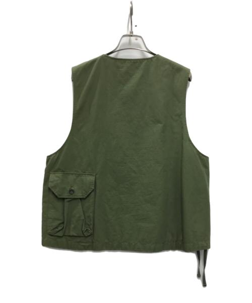 Engineered Garments（エンジニアドガーメンツ）Engineered Garments (エンジニアド ガーメンツ) Cover Vest - Cotton Ripstop オリーブ サイズ:Sの古着・服飾アイテム