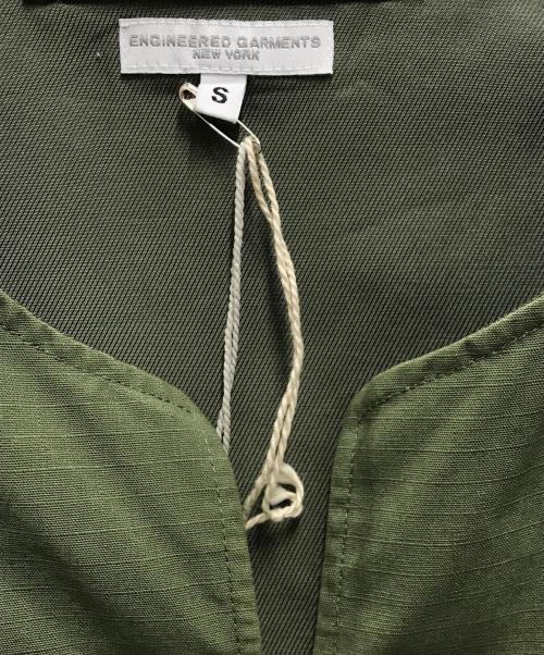 Engineered Garments（エンジニアドガーメンツ）Engineered Garments (エンジニアド ガーメンツ) Cover Vest - Cotton Ripstop オリーブ サイズ:Sの古着・服飾アイテム