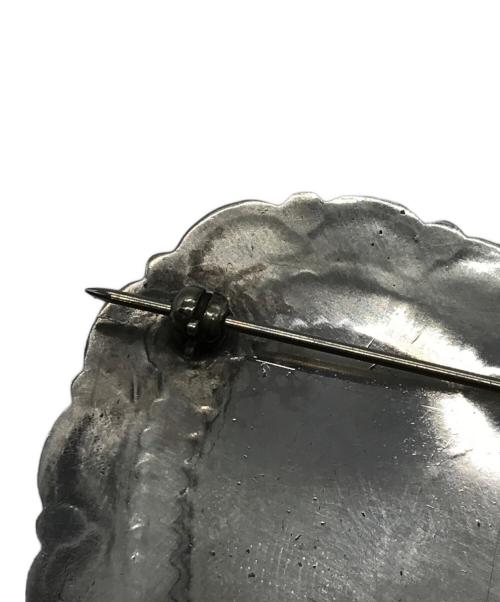 Navajo（ナバホ）NAVAJO (ナバホ) ハートモチーフブローチ シルバーの古着・服飾アイテム