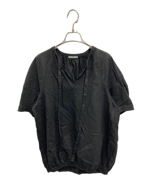 theory luxe（セオリーリュクス）theory luxe (セオリーリュクス) CRISP LINEN KAY ブラウス ブラック サイズ:38の古着・服飾アイテム