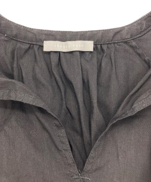 theory luxe（セオリーリュクス）theory luxe (セオリーリュクス) CRISP LINEN KAY ブラウス ブラック サイズ:38の古着・服飾アイテム