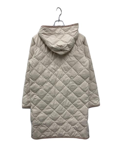 TAION（タイオン）TAION (タイオン) City Piping Hood Long Down Coat ベージュ サイズ:FREEの古着・服飾アイテム