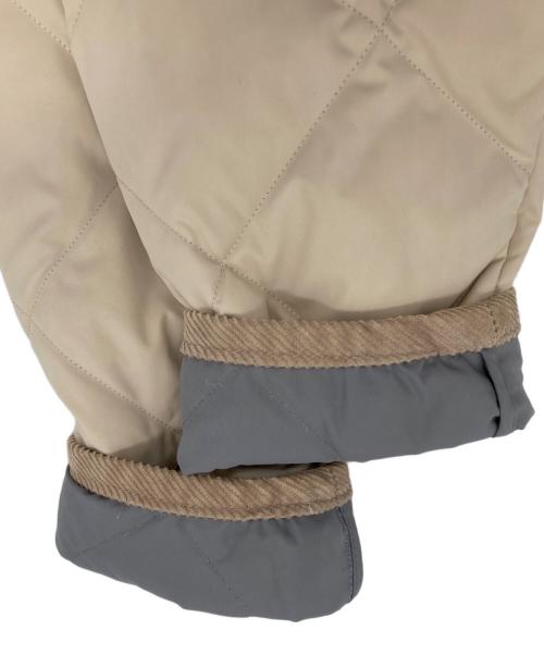 TAION（タイオン）TAION (タイオン) City Piping Hood Long Down Coat ベージュ サイズ:FREEの古着・服飾アイテム