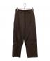 Paul Smith（ポールスミス）の古着「ウールギャバジン ワイドテーパード トラウザーズ」｜ブラウン