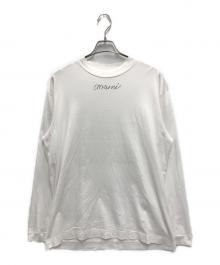 MARNI（マルニ）の古着「モックネック オーバーサイズロンT」｜ホワイト