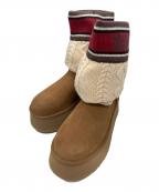 UGGアグ）の古着「W CLASSIC SWEATER LETTER TALL CHESTNUT」｜ブラウン