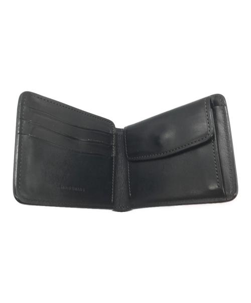 WILDSWANS（ワイルドスワンズ）WILDSWANS (ワイルドスワンズ) GROUNDER 2つ折り財布 ブラックの古着・服飾アイテム