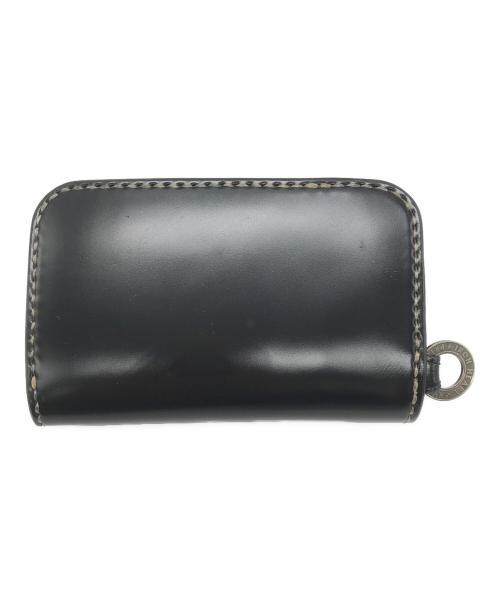 IRON HEART（アイアンハート）IRON HEART (アイアンハート) コードバン ミディアムウォレット ブラックの古着・服飾アイテム