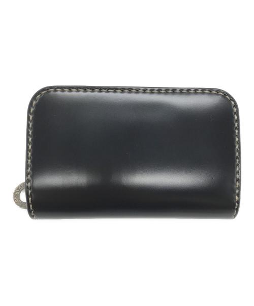 IRON HEART（アイアンハート）IRON HEART (アイアンハート) コードバン ミディアムウォレット ブラックの古着・服飾アイテム