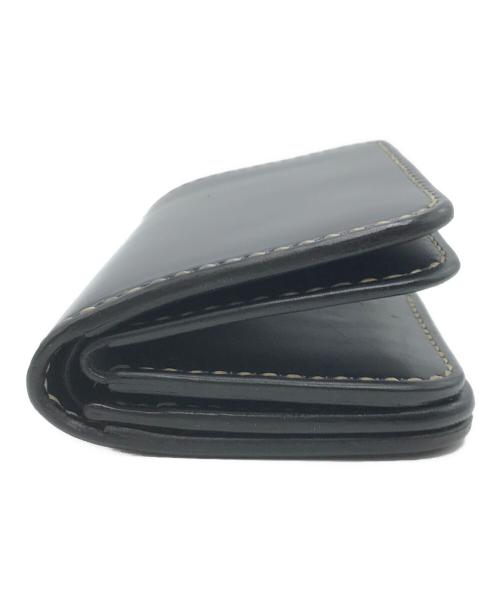 IRON HEART（アイアンハート）IRON HEART (アイアンハート) コードバン ミディアムウォレット ブラックの古着・服飾アイテム