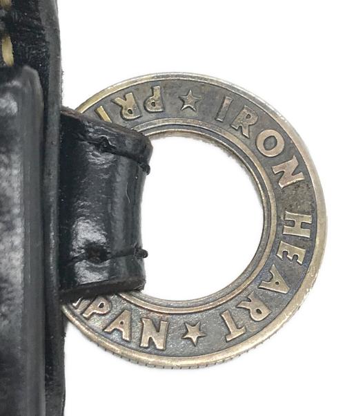 IRON HEART（アイアンハート）IRON HEART (アイアンハート) コードバン ミディアムウォレット ブラックの古着・服飾アイテム