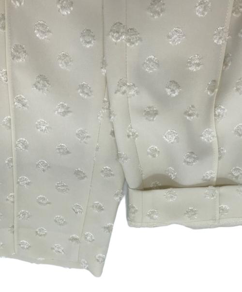 OHGA（オオガ）OHGA (オオガ) DOT PANTS ホワイト サイズ:Sの古着・服飾アイテム