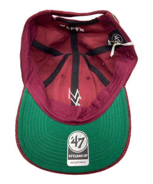 MYLAN（マイラン）MYLAN (マイラン) 47BRAND (フォーティーセブンブランド) MYLAN Logo Corduroy Cap by '47 レッド 未使用品の古着・服飾アイテム