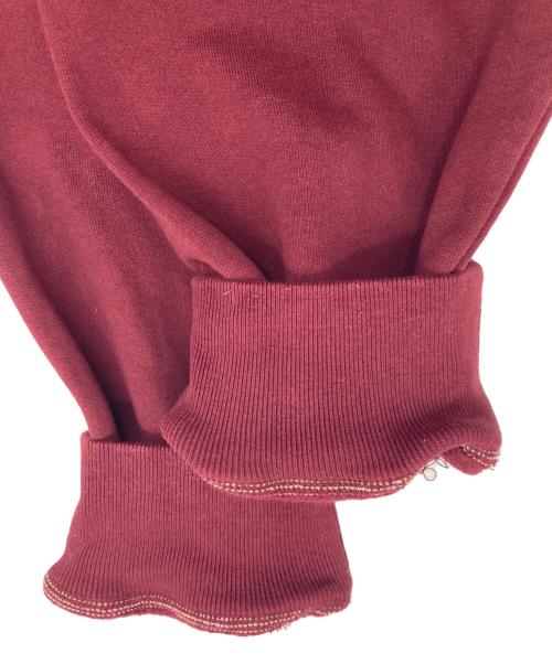 stussy（ステューシー）stussy (ステューシー) Contrast Stitch Label Hoodie レッド サイズ:Mの古着・服飾アイテム