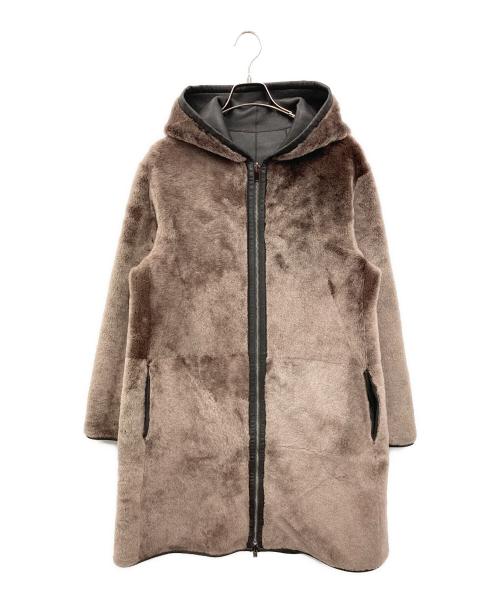 theory（セオリー）theory (セオリー) リバーシブルレザーコート ブラウン サイズ:Sの古着・服飾アイテム