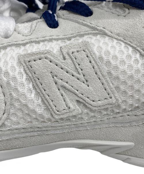 NEW BALANCE（ニューバランス）NEW BALANCE (ニューバランス) MIU MIU (ミュウミュウ) 530 スエードxメッシュスニーカー ホワイト サイズ:37の古着・服飾アイテム