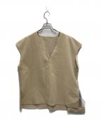 NOLLEY'Sノーリーズ）の古着「ダブルジャージベスト」｜ベージュ
