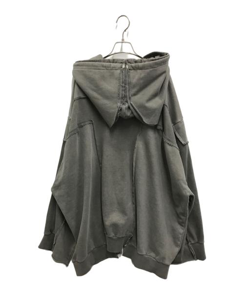 SURGERY（サージェリー）SURGERY (サージェリー) remake over pigment hood jacket グレー サイズ:1の古着・服飾アイテム