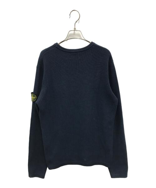 STONE ISLAND（ストーンアイランド）STONE ISLAND (ストーンアイランド) ROUND NECK KNITS ネイビー サイズ:Ｍの古着・服飾アイテム