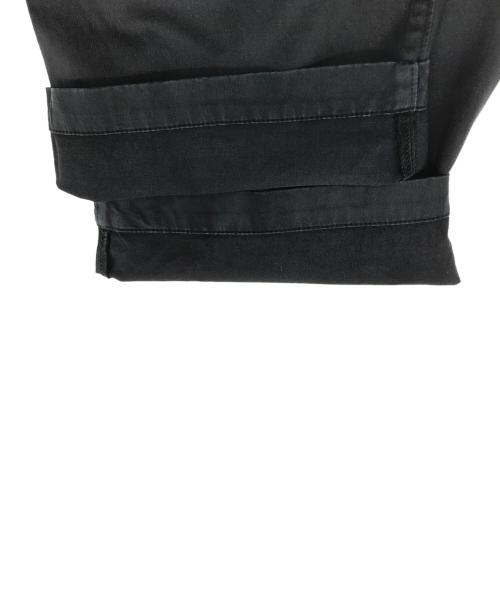 STONE ISLAND（ストーンアイランド）STONE ISLAND (ストーンアイランド) ガーメントダイコットンウールカーゴパンツ ブラック サイズ:W31の古着・服飾アイテム