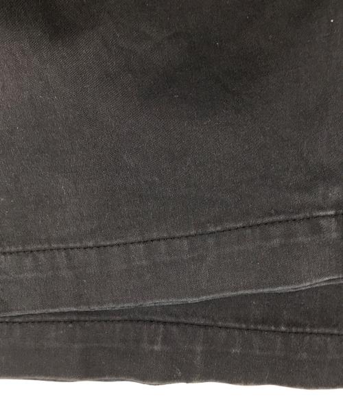 STONE ISLAND（ストーンアイランド）STONE ISLAND (ストーンアイランド) ガーメントダイコットンウールカーゴパンツ ブラック サイズ:W31の古着・服飾アイテム