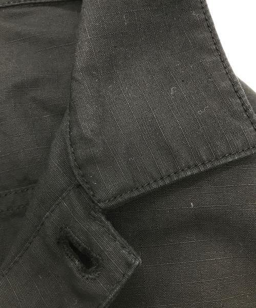 STONE ISLAND（ストーンアイランド）STONE ISLAND (ストーンアイランド) リップストップオーバーシャツ ブラック サイズ:XLの古着・服飾アイテム