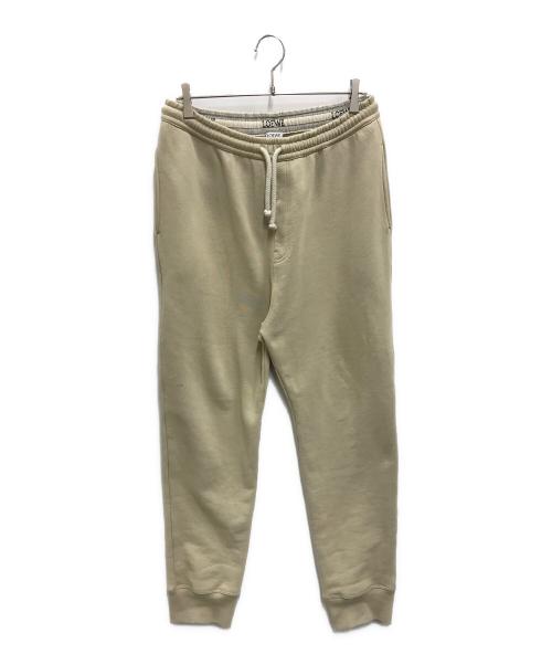LOEWE（ロエベ）LOEWE (ロエベ) ANAGRAM EMBROIDERY SWEAT PANTS ベージュ サイズ:Ⅿの古着・服飾アイテム