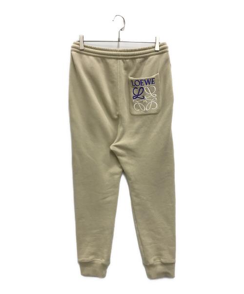 LOEWE（ロエベ）LOEWE (ロエベ) ANAGRAM EMBROIDERY SWEAT PANTS ベージュ サイズ:Ⅿの古着・服飾アイテム