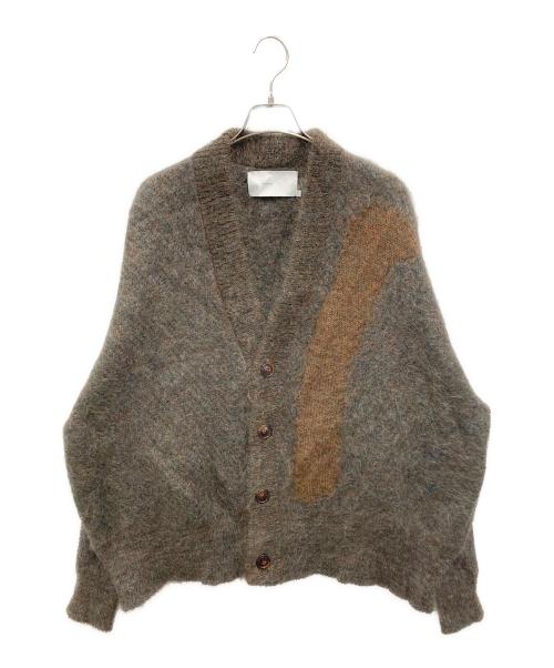 im here（アイムヒアー）IM HERE (アイムヒアー) モヘアカーディガン ブラウン サイズ:Mの古着・服飾アイテム