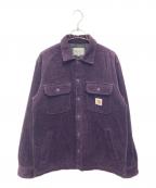Carhartt WIPカーハート ワークインプログレス）の古着「Whitsome Shirt Jac」｜パープル