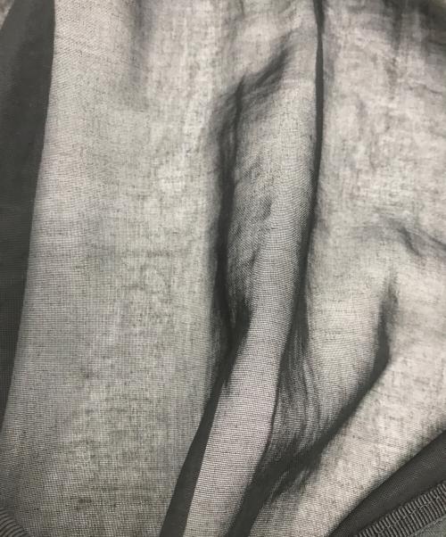 ANAYI（アナイ）ANAYI (アナイ) シアーコットンギャザーブルゾン ブラック サイズ:36の古着・服飾アイテム