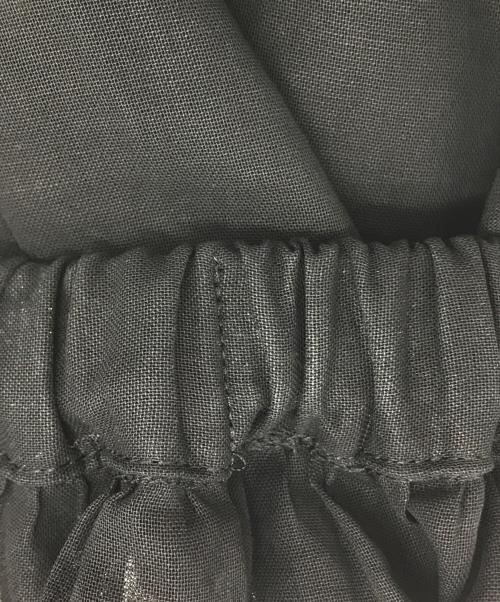 ANAYI（アナイ）ANAYI (アナイ) シアーコットンギャザーブルゾン ブラック サイズ:36の古着・服飾アイテム