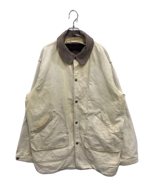 WOOLRICH（ウールリッチ）WOOLRICH (ウールリッチ) ［古着］襟コーデュロイワークジャケット ベージュ サイズ:Lの古着・服飾アイテム